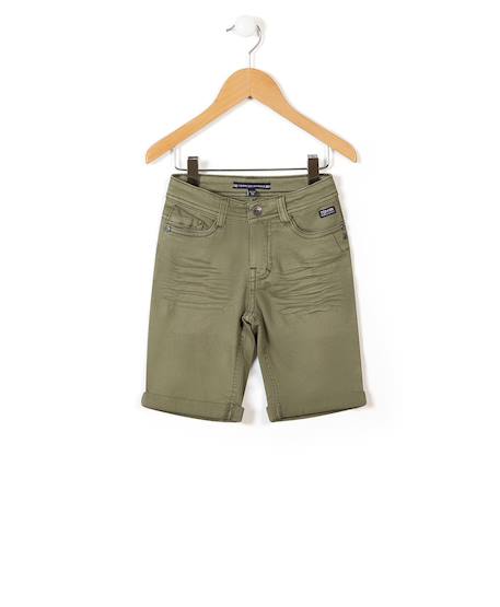 Bermuda garçon Kaki 1 - vertbaudet enfant 