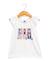 Debardeur 100% coton fille Blanc optique 1 - vertbaudet enfant 