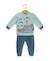 Ensemble pantalon + haut 100% coton bébé garçon Bleu 1 - vertbaudet enfant 