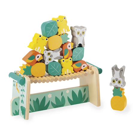 Jeu d'équilibre tropik en bois fsc Multicolore 3 - vertbaudet enfant 