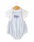 Ensemble salopette + haut 100% coton bébé garçon Naturel/bleu 1 - vertbaudet enfant 