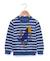 Pull garçon Fond grege raye bleu 1 - vertbaudet enfant 