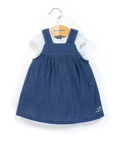 Ensemble robe + haut 100% coton bébé fille  - vertbaudet enfant