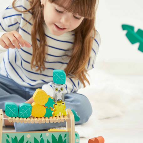 Jeu d'équilibre tropik en bois fsc Multicolore 6 - vertbaudet enfant 