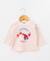 Mariniere manches longues 100% coton bébé fille Fond blanc casse raye rose 1 - vertbaudet enfant 