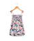 Robe sans manches 100% coton fille Imprime fond rose 1 - vertbaudet enfant 