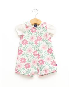 Ensemble salopette + haut 100% coton bébé fille  - vertbaudet enfant