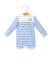 Maillot de bain bébé garçon Fond blanc raye bleu 1 - vertbaudet enfant 