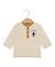 Mariniere manches longues 100% coton bébé garçon Fond grege raye marron 1 - vertbaudet enfant 