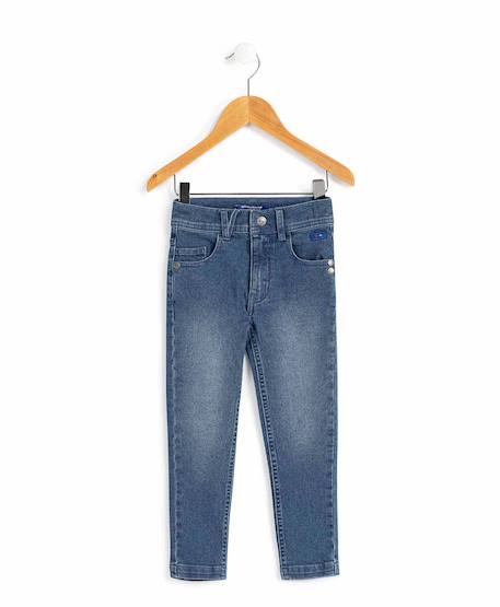 Jean garçon Denim clair 1 - vertbaudet enfant 