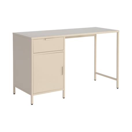 Bureau enfant acier laminé 1 tiroir Beige+Bleu+Noir 2 - vertbaudet enfant 