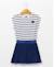 Robe manches courtes fille Indigo 1 - vertbaudet enfant 