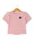 Mariniere manches courtes 100% coton fille Fond blanc casse raye rouge 1 - vertbaudet enfant 