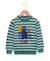 Pull garçon Fond grege raye vert 1 - vertbaudet enfant 