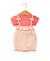 Ensemble salopette + haut 100% coton bébé fille Imprime 1 - vertbaudet enfant 