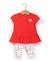 Ensemble tunique + leggings 100% coton bébé fille Rouge vif 1 - vertbaudet enfant 