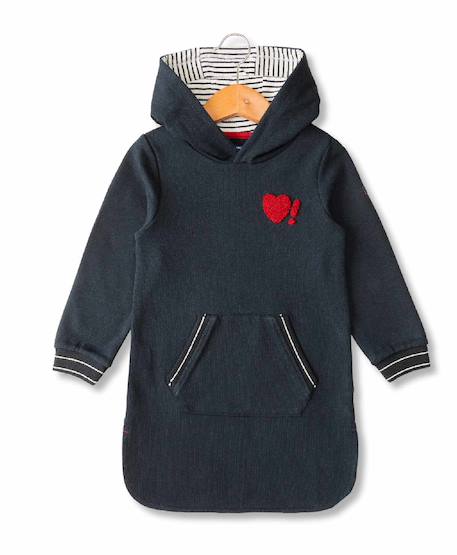 Fille-Robe manches longues à capuche fille