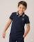 Polo manches courtes 100% coton garçon Indigo 1 - vertbaudet enfant 