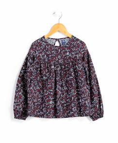 -Blouse manches longues 100% coton fille
