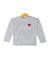 Mariniere manches longues 100% coton fille Fond blanc casse raye indigo 1 - vertbaudet enfant 