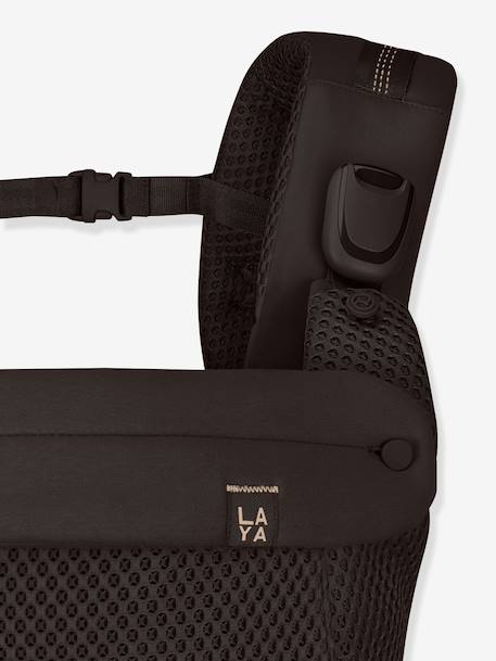 Porte-bébé physiologique LAYA noir+sable 2 - vertbaudet enfant 