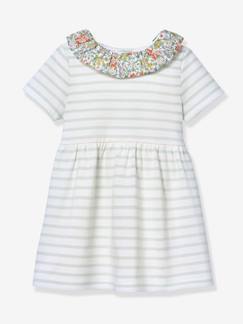 Bébé-Robe, jupe-Robe marinière bébé