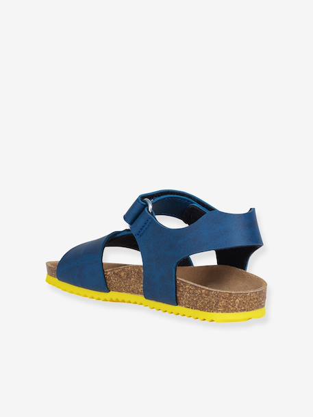 Sandales J GHITA BOY bleu+marron+NAVY RED 4 - vertbaudet enfant 