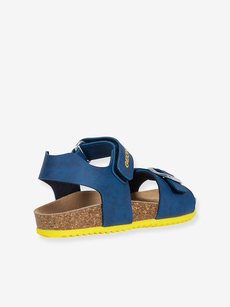 Sandales J GHITA BOY bleu+marron+NAVY RED 3 - vertbaudet enfant 