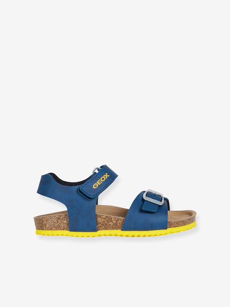 Sandales J GHITA BOY bleu+marron+NAVY RED 2 - vertbaudet enfant 