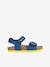 Sandales J GHITA BOY bleu+marron+NAVY RED 2 - vertbaudet enfant 