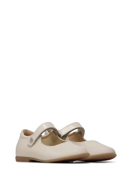 Ballerines en vernis darling Beige- 2 - vertbaudet enfant 