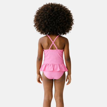 Maillot de bain une pièce fille imprimé minnie Rose+Rouge 3 - vertbaudet enfant 