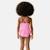 Maillot de bain une pièce fille imprimé minnie Rose+Rouge 3 - vertbaudet enfant 