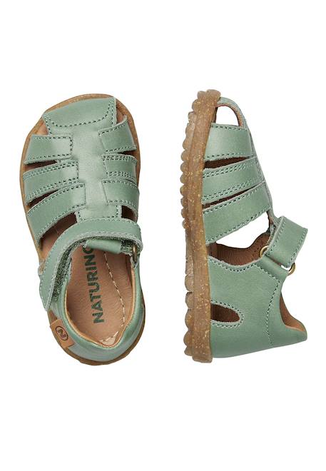 Sandales semi see Bleu-citrouille+Lilas-+Lilas-rose+Marine-+Rose clair-+Sage-+Vert- 29 - vertbaudet enfant 