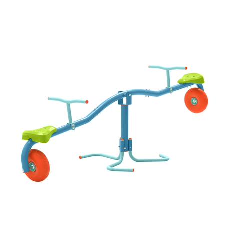 Trébuchet spiro spin cyclone métal Bleu - rouge - vert 2 - vertbaudet enfant 