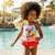 Maillot de bain une pièce fille imprimé minnie Rose+Rouge 8 - vertbaudet enfant 
