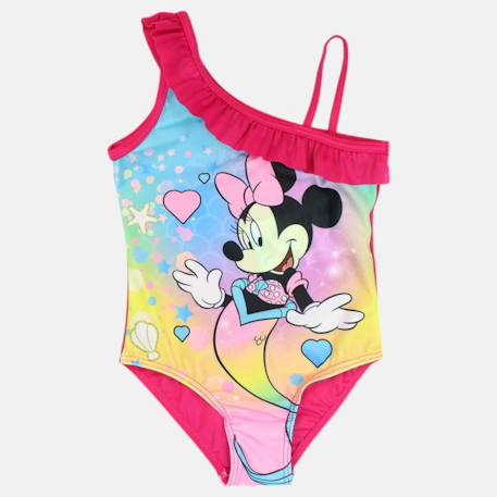Maillot de bain une pièce fille imprimé minnie Fushia 4 - vertbaudet enfant 