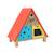 Maison de jardin pour insectes  bois fsc® Marron - bleu - rouge - jaune 2 - vertbaudet enfant 