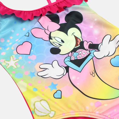Maillot de bain une pièce fille imprimé minnie Fushia 5 - vertbaudet enfant 