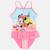 Maillot de bain une pièce fille imprimé minnie Rose+Rouge 4 - vertbaudet enfant 