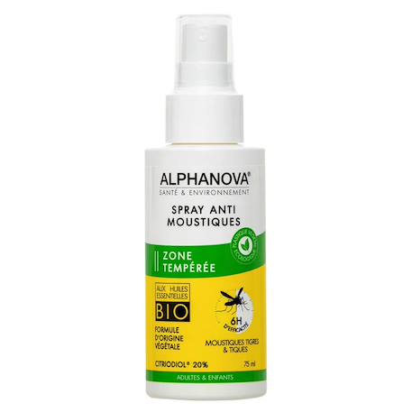 Spray anti-moustique zone tempérée MULTICOLORE 1 - vertbaudet enfant 