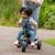 Tricycle enfant évolutif 4 en 1 deluxe métal Noir - rose 1 - vertbaudet enfant 