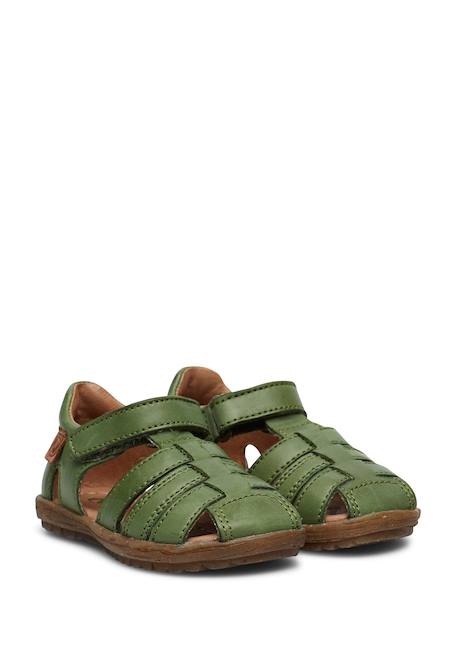 Sandales semi see Bleu-citrouille+Lilas-+Lilas-rose+Marine-+Rose clair-+Sage-+Vert- 32 - vertbaudet enfant 