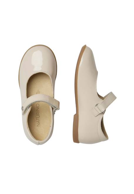 Ballerines en vernis darling Beige- 4 - vertbaudet enfant 