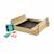 Bac à sable avec bancs et kit accessoires explorateur bois fsc® Marron 2 - vertbaudet enfant 
