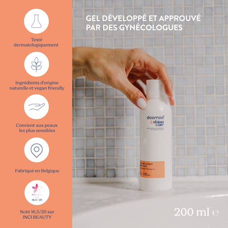 Gel intime lavant prébiotiques shinncare MULTICOLORE 2 - vertbaudet enfant 