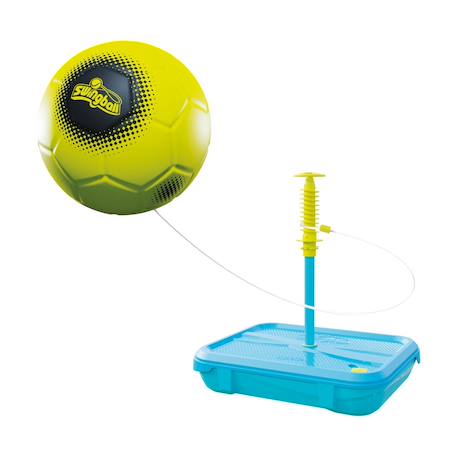 Pack jeux swingball 3en1 toutes surfaces  métal Bleu - noir - jaune 4 - vertbaudet enfant 