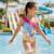 Maillot de bain une pièce fille imprimé minnie Fushia 2 - vertbaudet enfant 