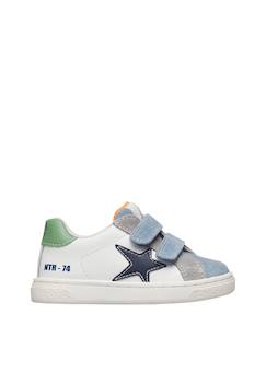Chaussures-Baskets en cuir et suède pinn vl.