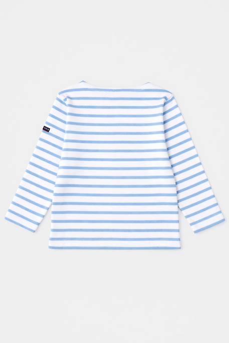 Marinière en coton loctudy enfant Blanc/placid blue 2 - vertbaudet enfant 